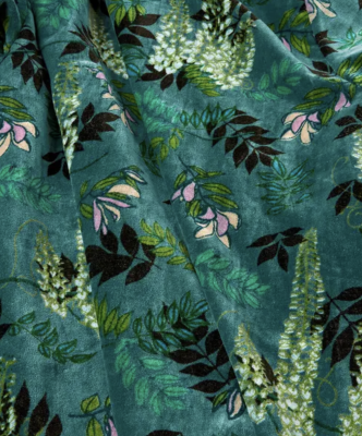 Artisan Floral Velvet Kimono